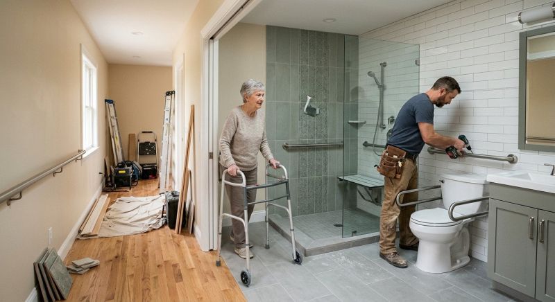 Accessible Shower Installation in Alpharetta, GA