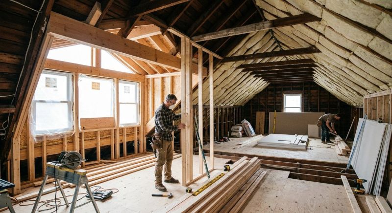Attic Apartment Construction in Alpharetta, GA