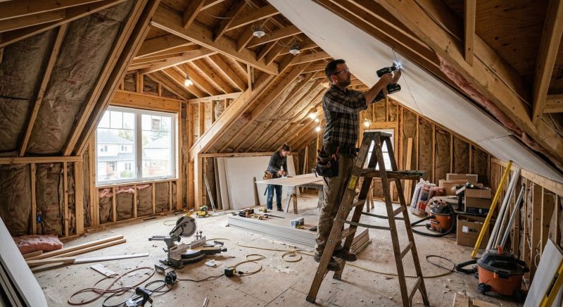 Attic Room Installation in Conroe, TX
