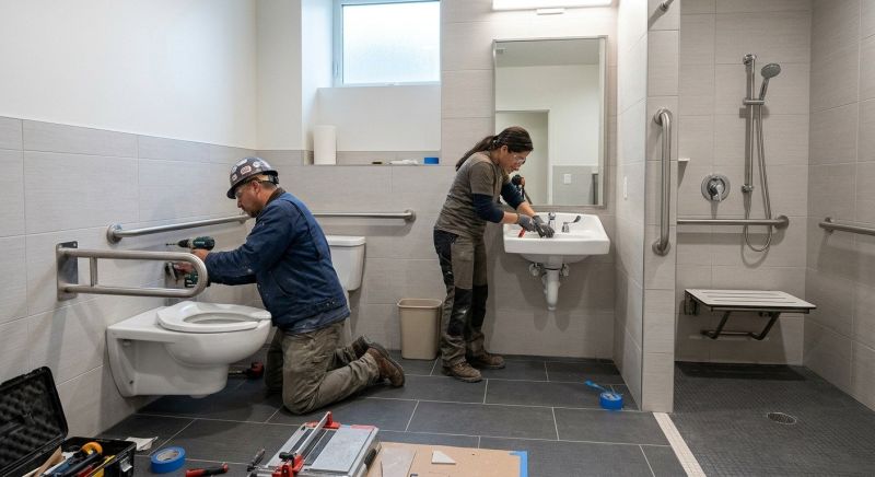 Handicap Bathroom Remodeling in Alpharetta, GA