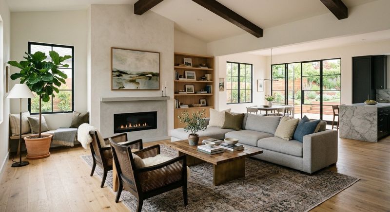 Living Room Remodeling in Denver County, CO